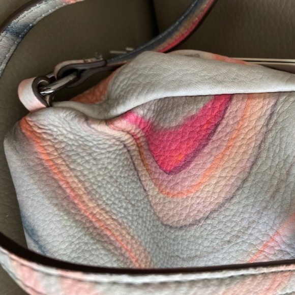 Aimee Kestenberg 'Bali' Mini backback in Sahara multicolour marbled leather - Picture 13 of 16